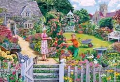 The Gardener's Round Puzzel (4 x 500 stukjes)