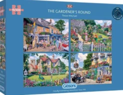 The Gardener's Round Puzzel (4 x 500 stukjes)