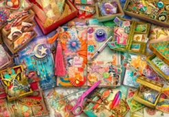 The Junk Journaler's Desk Puzzel (1000 stukjes)