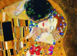 The Kiss (Detail) - Gustav Klimt Puzzel (1000 stukjes)