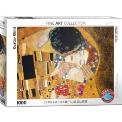 The Kiss (Detail) - Gustav Klimt Puzzel (1000 stukjes)