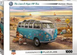 The Love & Hope VW Bus Puzzel (1000 stukjes)