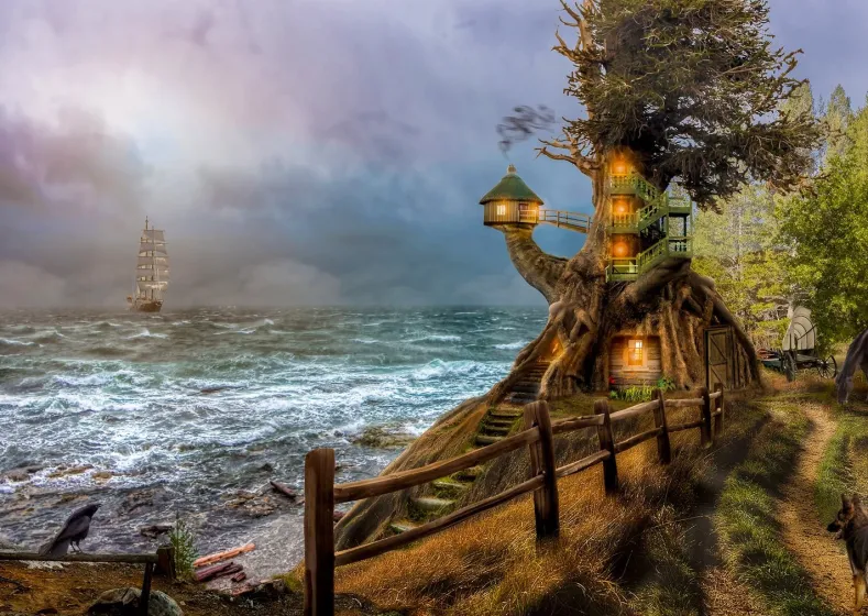 The Magic Lighthouse Puzzel (1000 stukjes)