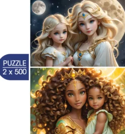 The Moon and the Sun - Mother & Daughter Collection Puzzel (2x 500 stukjes)