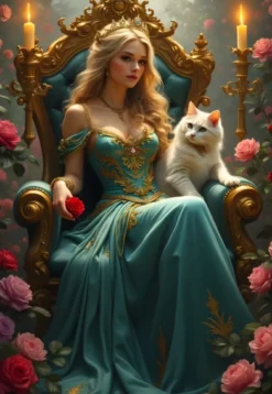 The Queen of Roses Puzzel (1000 stukjes)