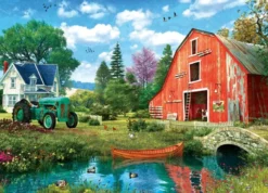 The Red Barn - Dominic Davison Puzzel (1000 stukjes)