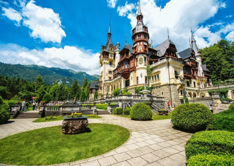 The Royal Castle - Sinaia Puzzel (1000 stukjes)