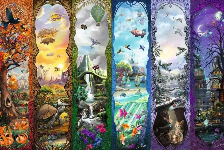 The Six Portals Puzzel (7000 stukjes)