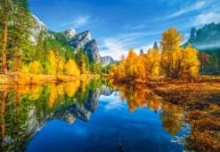 The Three Brothers - Yosemite National Park - USA Puzzel (1000 stukjes)