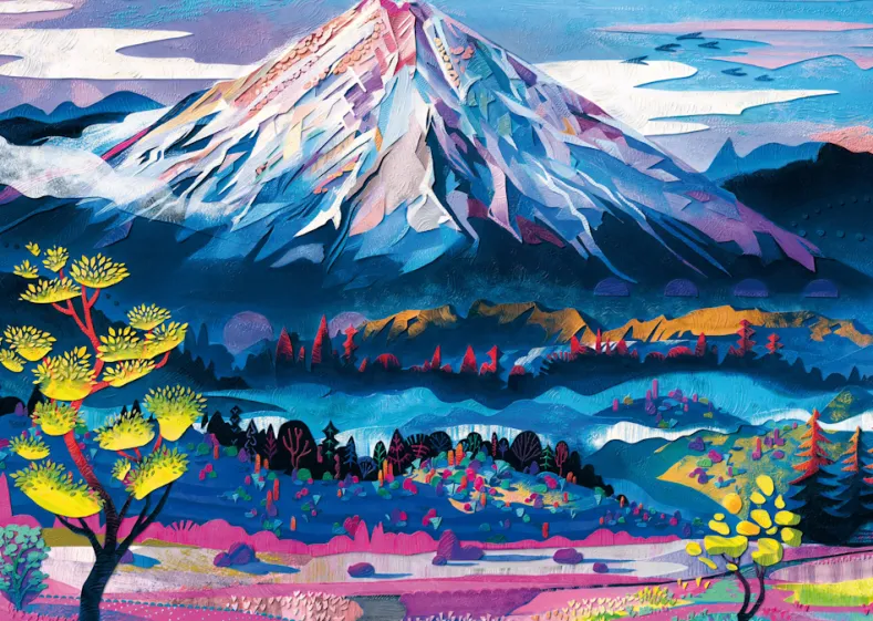 The Tranquility of the Mountains Puzzel (1000 stukjes)