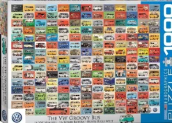 The VW Groovy Bus Puzzel (1000 stukjes)