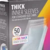 Thick Inner / Perfect Sleeves 64x89mm Clear (50 stuks) - Boxed