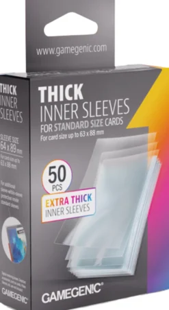 Thick Inner / Perfect Sleeves 64x89mm Clear (50 stuks) - Boxed