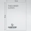 Thick Inner Sleeves 64x89mm Transparant (50 stuks)