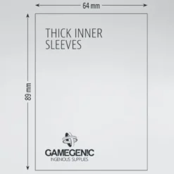 Thick Inner Sleeves 64x89mm Transparant (50 stuks)