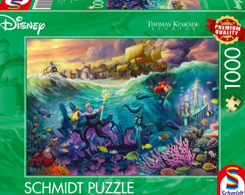Thomas Kinkade - Disney Ursula Puzzel (1000 stukjes)