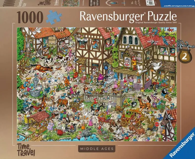 Time Travel 2 - Middle Ages Puzzel (1000 stukjes)