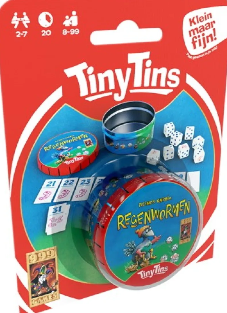 Tiny Tins: Regenwormen - Dobbelspel