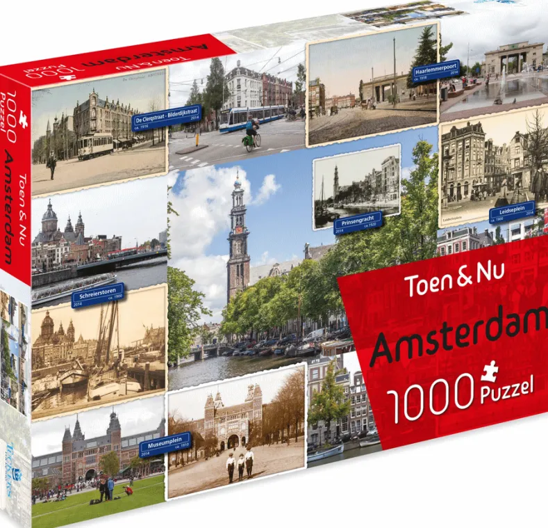 Toen & Nu - Amsterdam Puzzel (1000 stukjes)