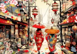 Tokyo Stroll Puzzel (1000 stukjes)