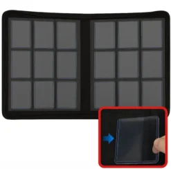 Toploader Binder - 9 Pocket (252 kaarten) Grijs