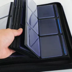 Toploader Binder (35pt) - Zipped 9-pocket Sand