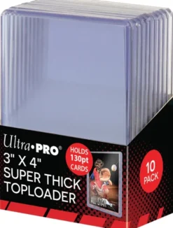 Toploader - Regular 3"x4" Super Thick 130PT (10 stuks)