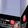 Toploader - Regular 3"x4" Super Thick 200PT (10 stuks)