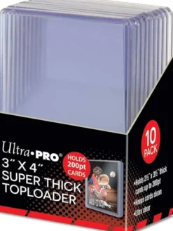 Toploader - Regular 3"x4" Super Thick 200PT (10 stuks)