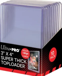 Toploader - 3" x 4" Super Thick 180PT (10 stuks)
