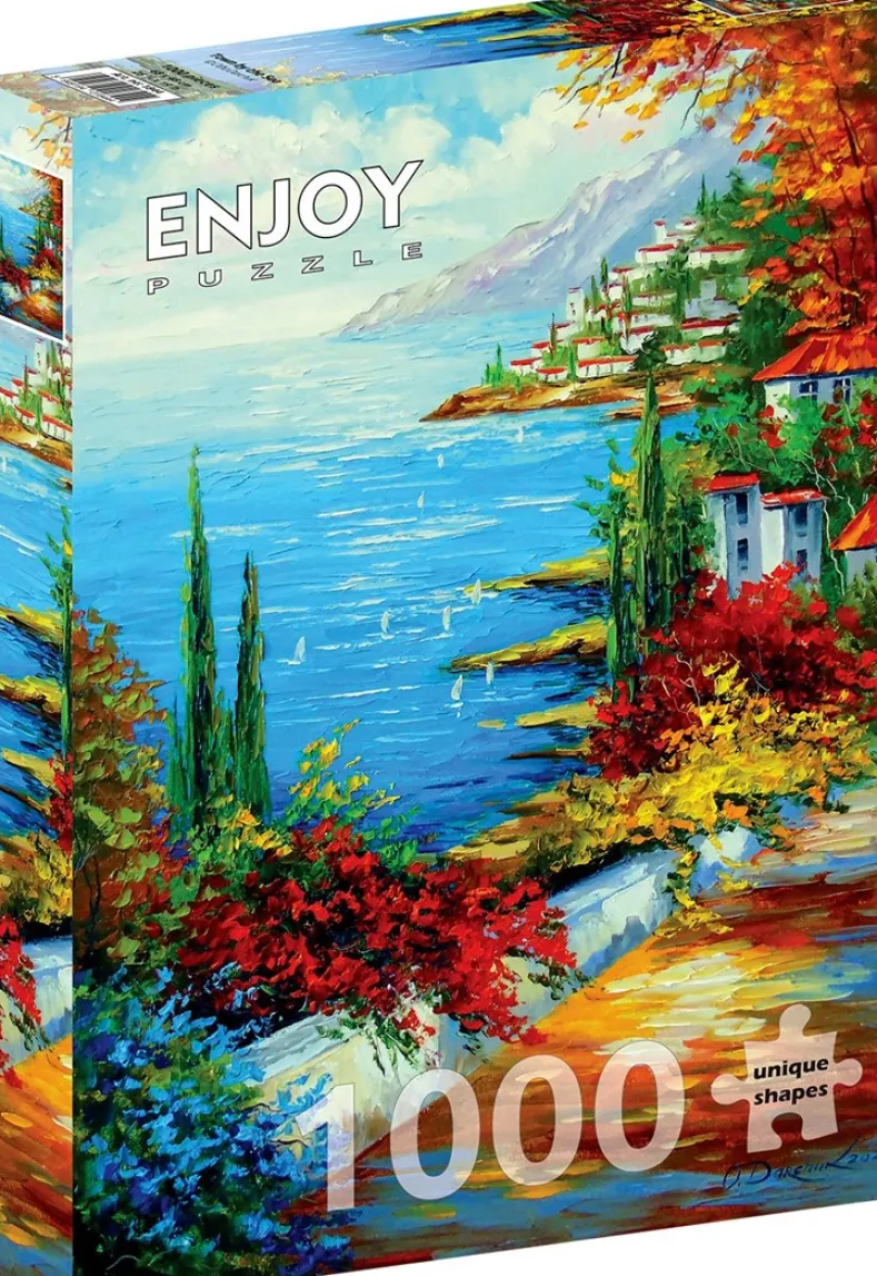 Town by the Sea Puzzel (1000 stukjes)
