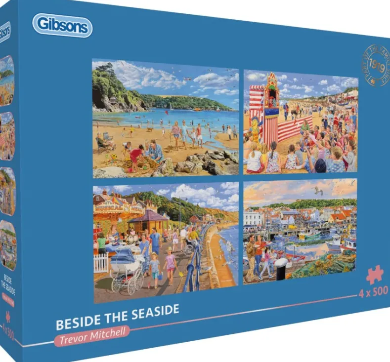 Trevor Mitchell - Beside the Seaside Puzzel (4x500 stukjes)