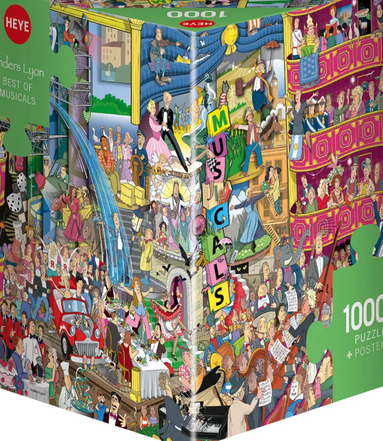 Triangle Box - Best of Musicals Puzzel (1000 stukjes)