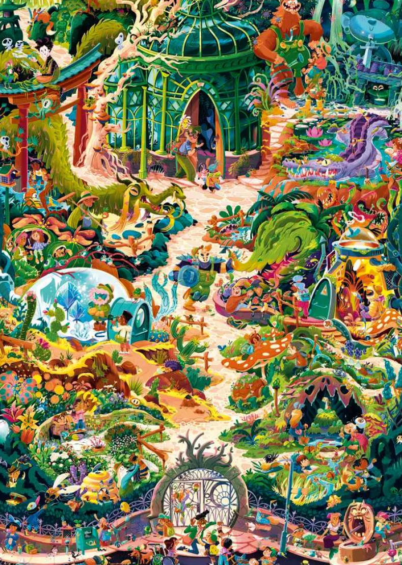 Triangle Box - Botanic Garden Puzzel (2000 stukjes)