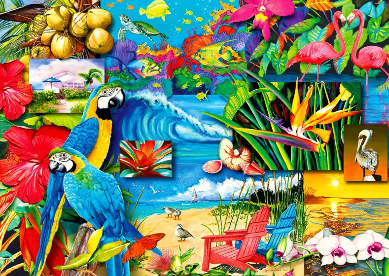 Tropical Treasures Puzzel (1000 stukjes)