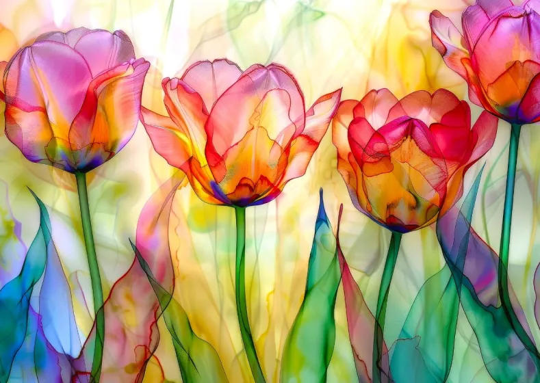 Tulip Garden Puzzel (1000 stukjes)