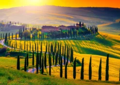 Tuscany Sunset Puzzel (1000 stukjes)