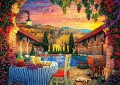 Tuscany Sunset Puzzel (1000 stukjes)