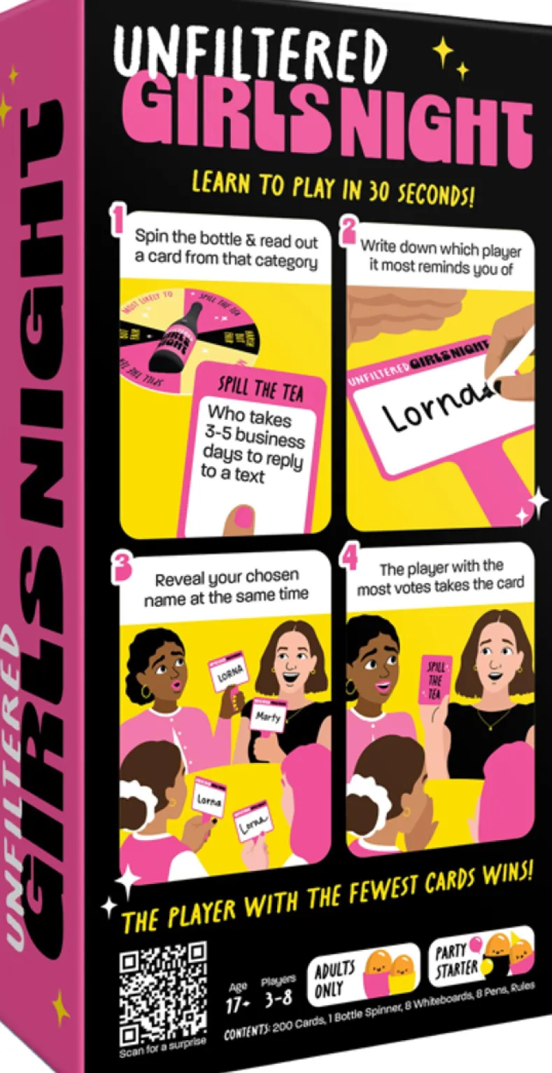 Unfiltered Girls Night - Card Game