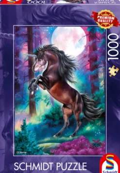 Unicorn in the Moonlight Puzzel (1000 stukjes)