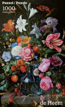 Vaas met Bloemen - Jan de Heem Puzzel (1000 stukjes)