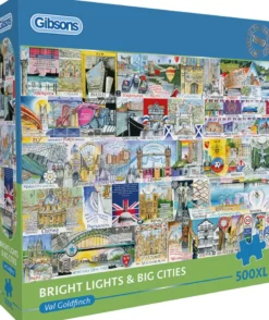Val Goldfinch - Bright Lights & Big Cities Puzzel (500XL stukjes)