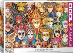 Venetian Masks Puzzel (1000 stukjes)