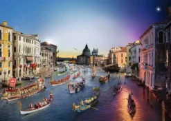 Venice Day to Night Puzzel (1000 stukjes)