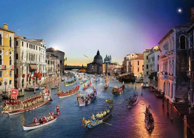 Venice Day to Night Puzzel (1000 stukjes)