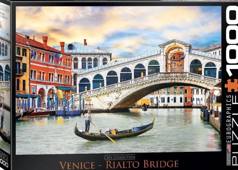 Venice Rialto Bridge Puzzel (1000 stukjes)