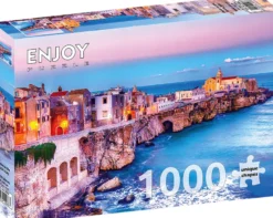 Vieste on the Rocks, Italy Puzzel (1000 stukjes)