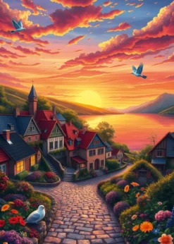 View of the Lake Puzzel (500 stukjes)