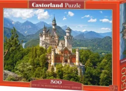 View of the Neuschwanstein Castle, Germany Puzzel (500 stukjes)
