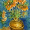 Vincent Van Gogh - Keizerlijke parelmoervlinders in een koperen vaas (1000 stukjes)